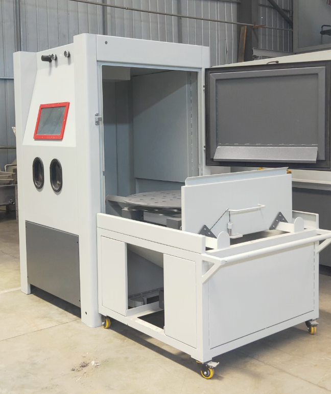 江津箱式喷砂机 适合小工件批量处理