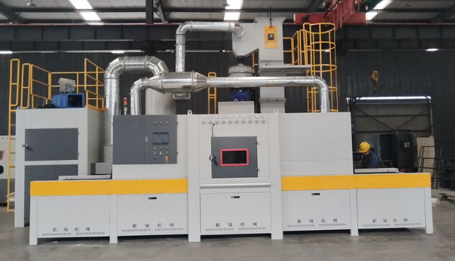 江津输送式喷砂机 适配流水线生产需求