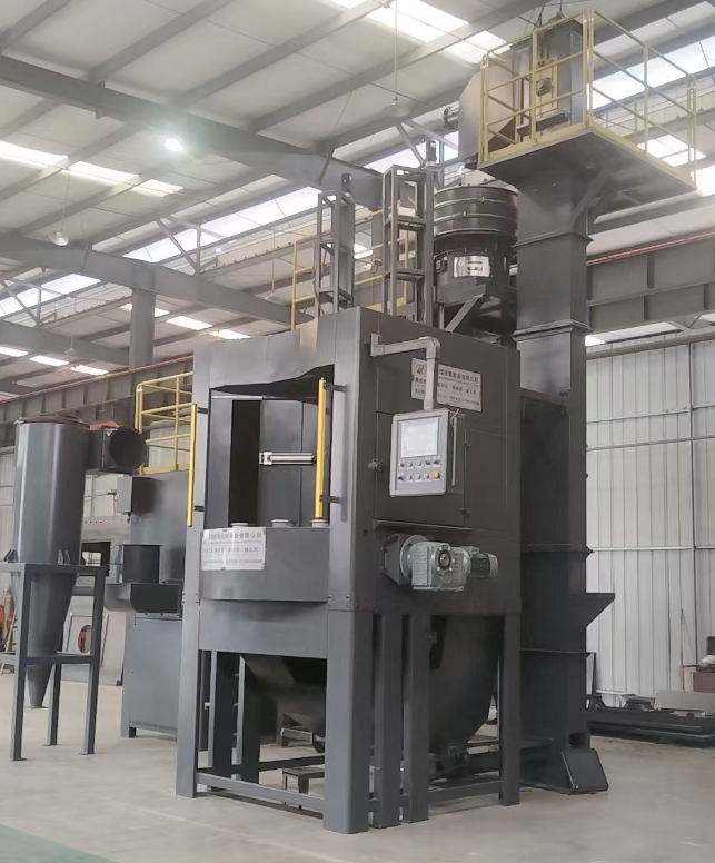 江津转盘式喷砂机 提升圆形工件处理效率